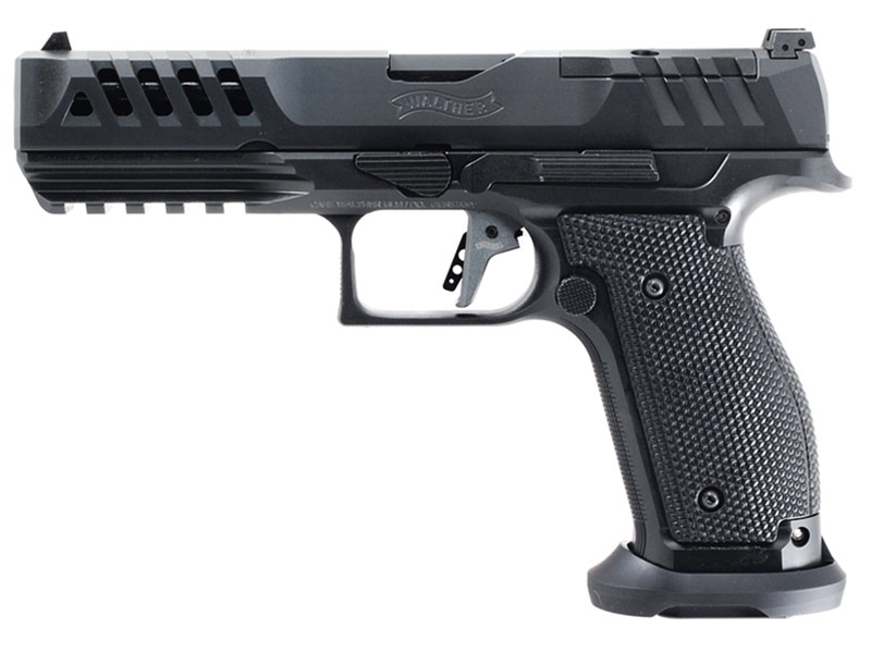 Walther PDP SF Match 9mm 5' 18rd Pistol, Black