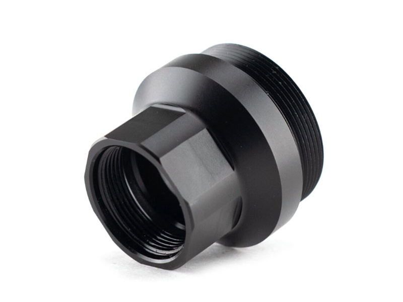 Rearden Mfg Atlas XL Bravo Thread Adapter 1.375-24, Black Nitride