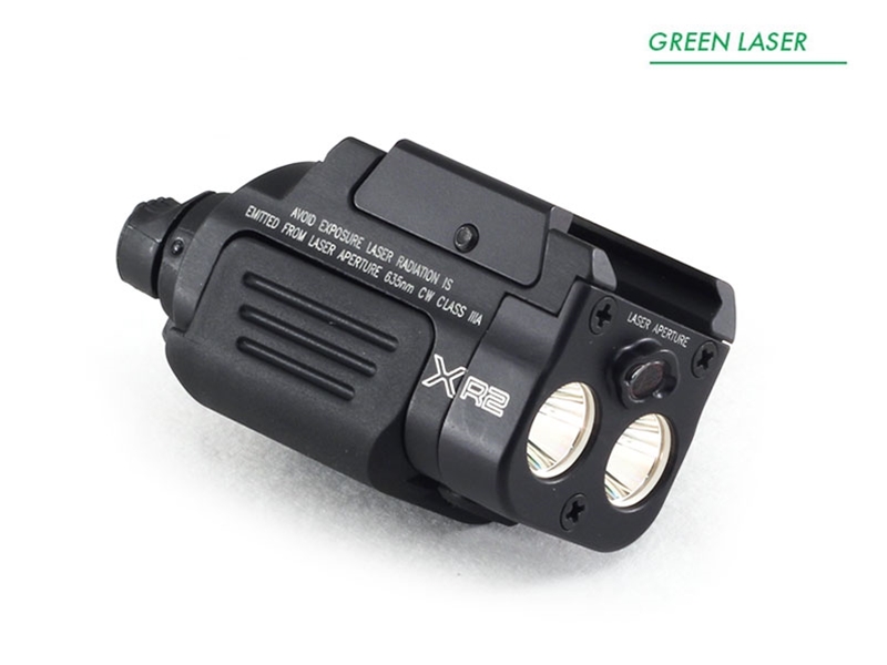 Surefire XR2 Compact Pistol Light/Green Laser - Black