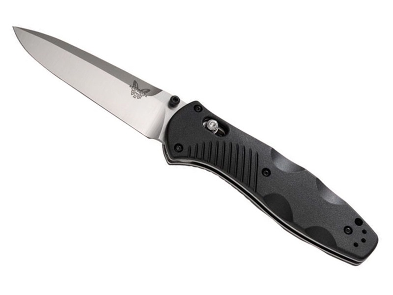 Benchmade Barrage 3.6' AXIS Assisted Folding Knife, Black Valox