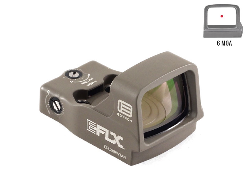 EOTech EFLX 6 MOA Mini Red Dot Sight, Tan