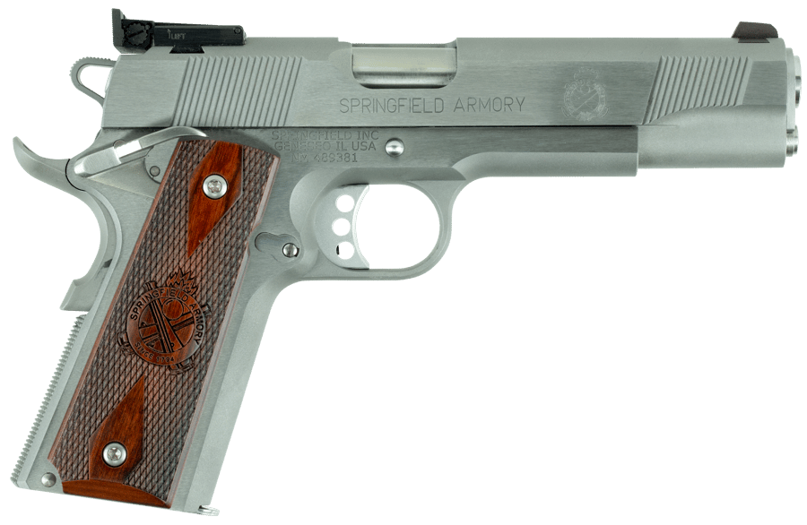 SPRINGFIELD ARMORY 1911 LOADED TARGET STAINLESS ADJ SIGHTS