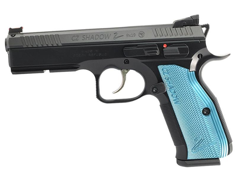 CZ Shadow 2 Black & Blue 9mm 4.89' 17rd Pistol