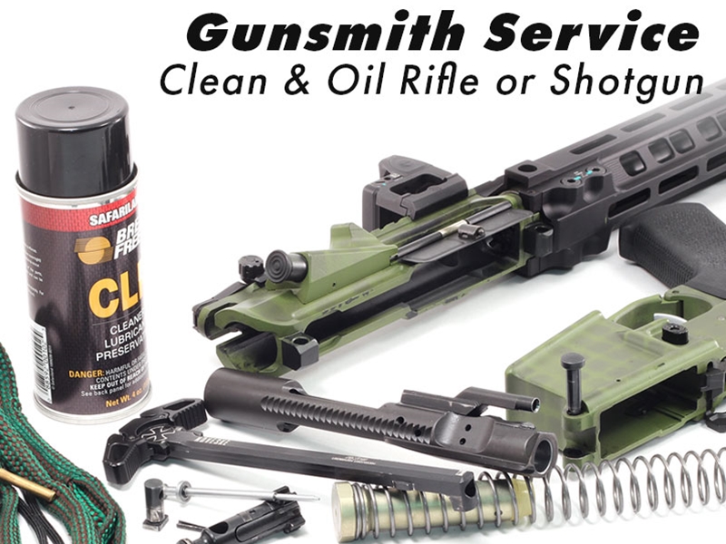 Gunsmith Service: Clean & Oil Rifle/Shotgun