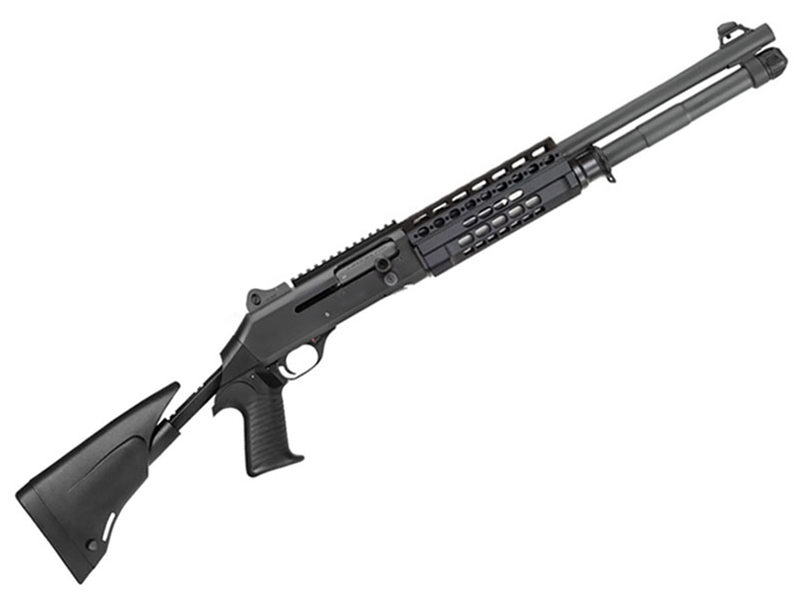 Benelli LE M4 Multirail Telescoping Stock 12GA 18.5' 8rd Shotgun, Black - LE ONLY