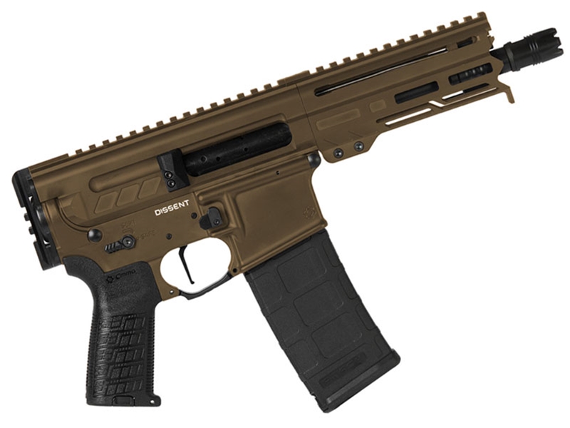 CMMG Dissent Mk4 300BLK 6.5' Pistol, Midnight Bronze