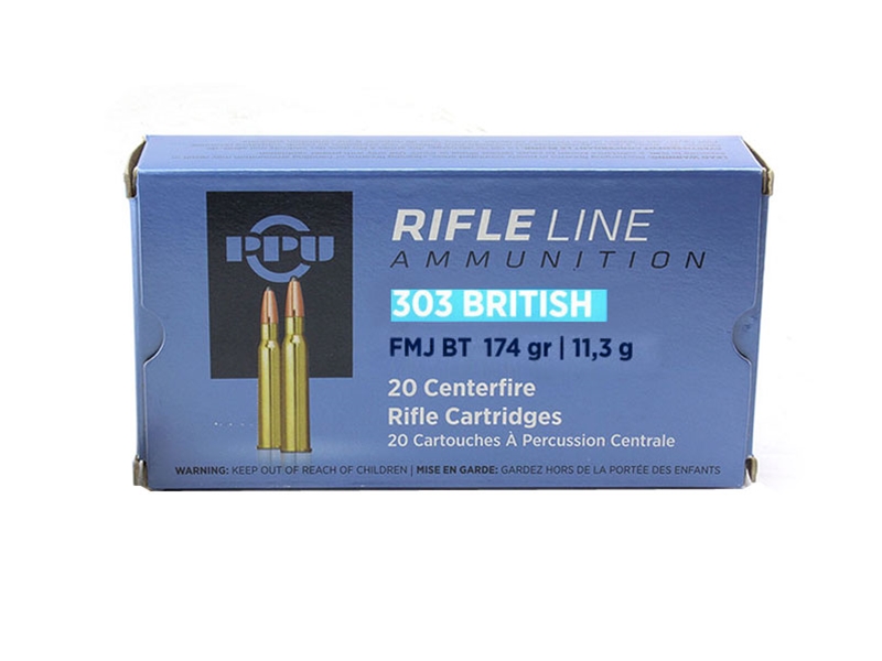 PPU 303 British 174gr FMJ 20rd
