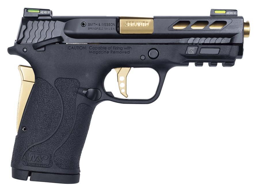 SMITH & WESSON M&P380 SHIELD EZ M2.0 GOLD PORTED BARREL