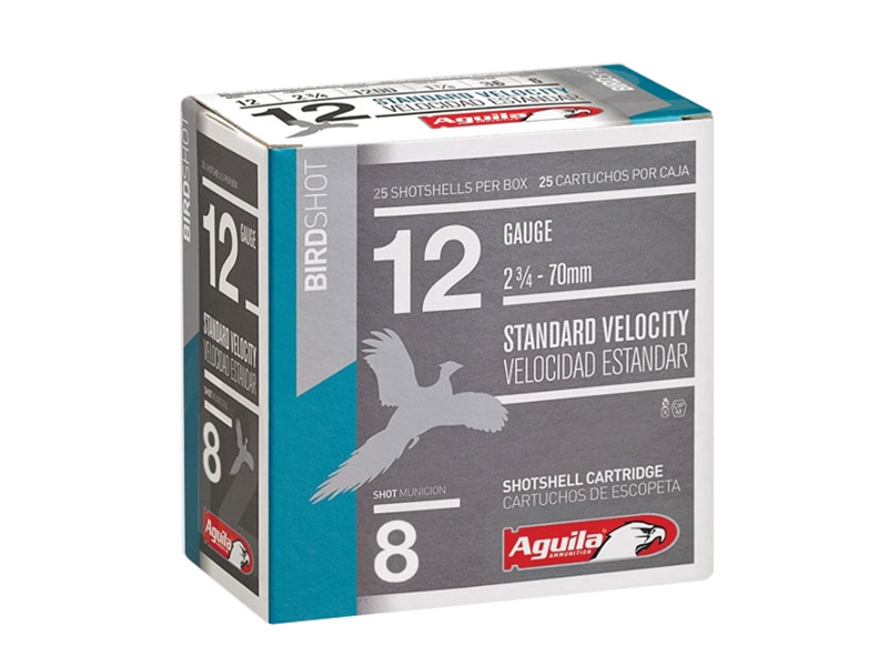 Aguila Standard Velocity 12GA 2.75' 1 1/8 oz 8 Shot 25rd