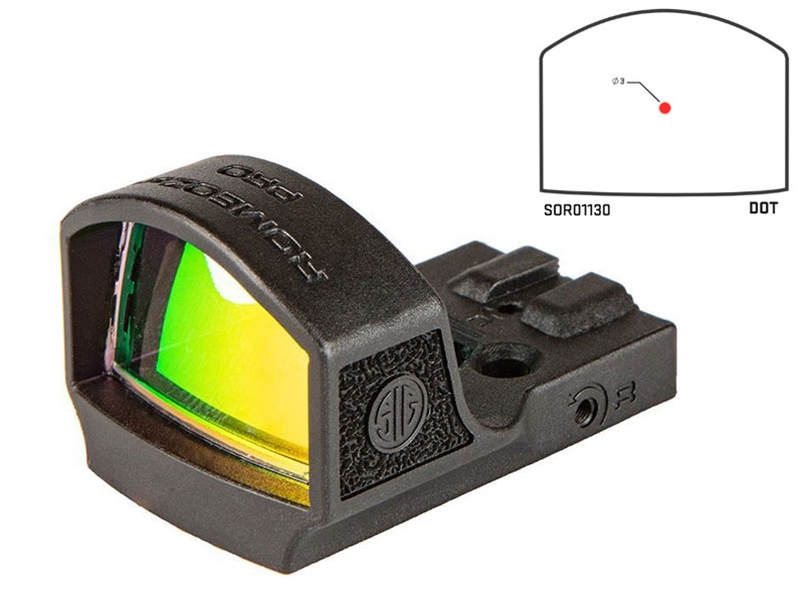 Sig Sauer Romeo Zero Pro 3 MOA Red Dot Sight