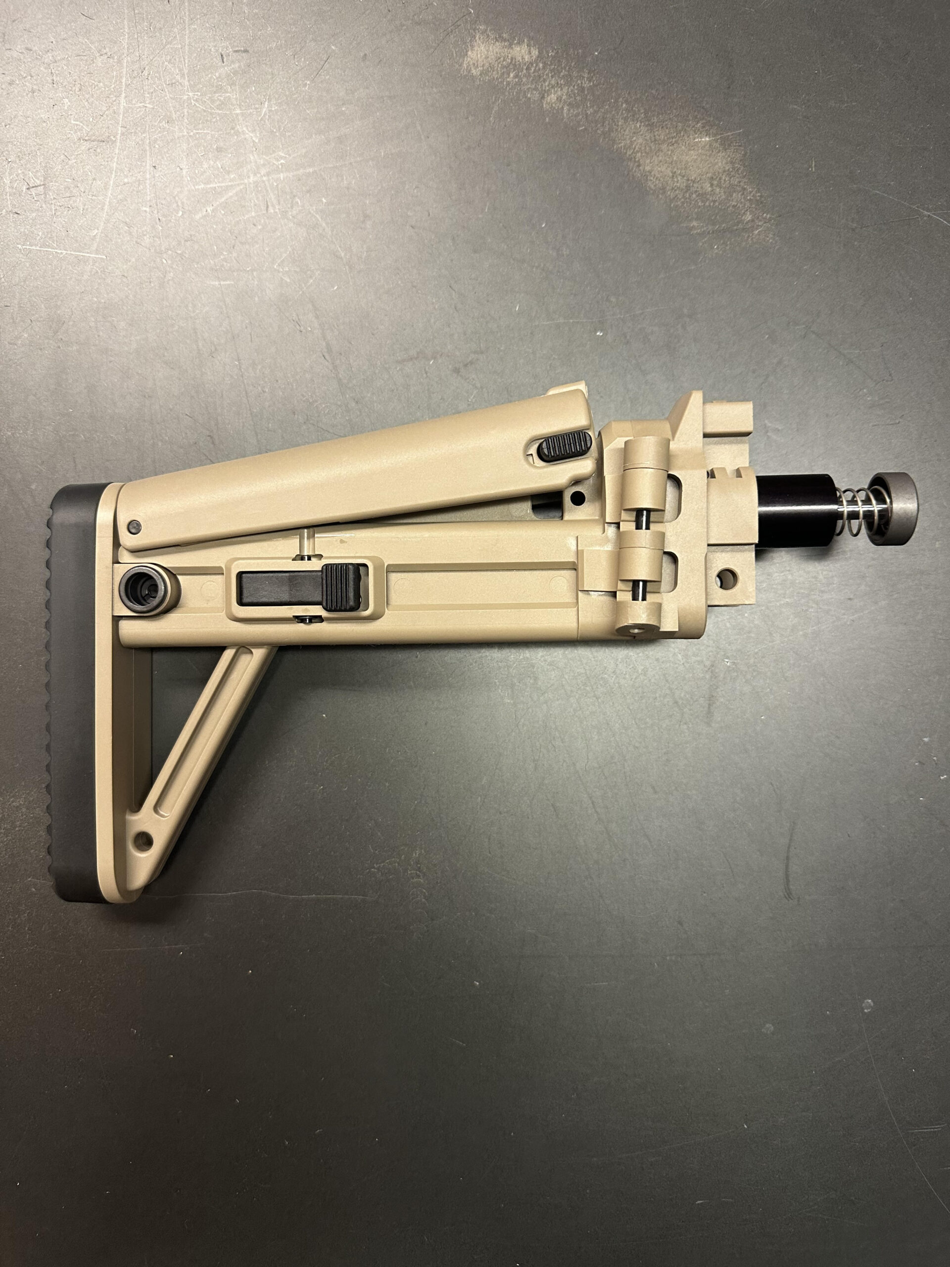 B&T MBT STOCK APC9 / APC45 Stock + Hydraulic Buffer – Coyote Tan