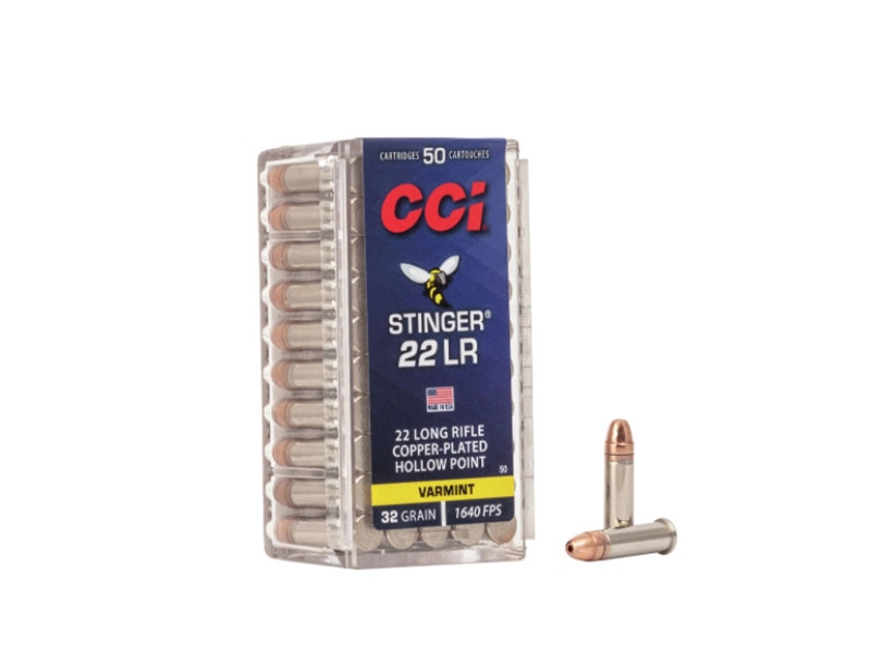 Federal CCI Stinger 22LR 32gr Hollow Point 50rd