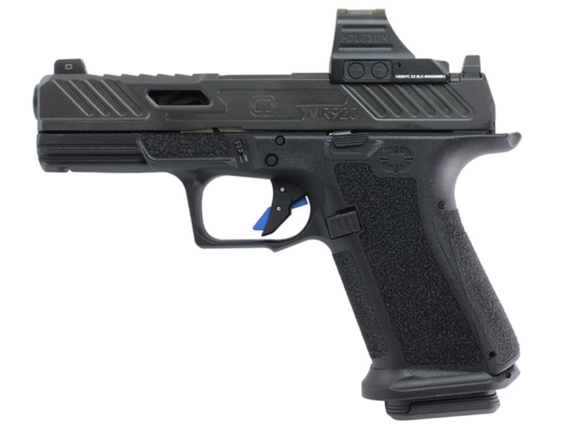 Shadow Systems MR920 Elite 9mm Black Pistol, Black Barrel, W/ Blacked Out Holosun 507C X2 - LE Only