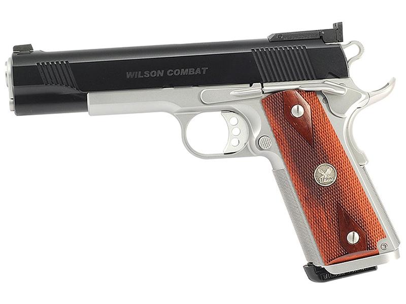 Wilson Combat CA Classic Supergrade Two Tone .45ACP 5' Pistol, Black/Stainless