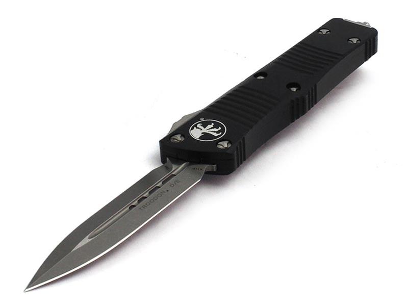 Microtech Knives Troodon D/E Black 3' Stonewash