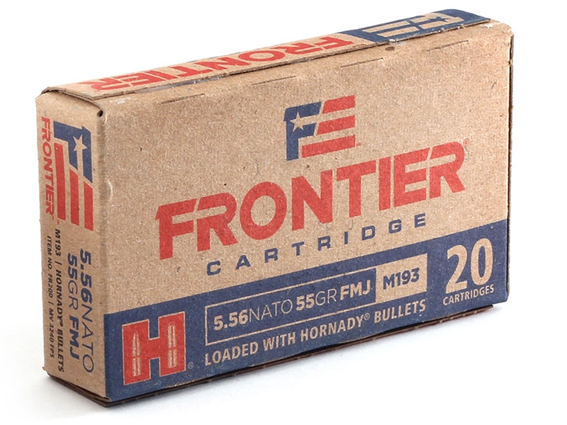 Hornady Frontier 5.56mm 55gr FMJ M193 20rd