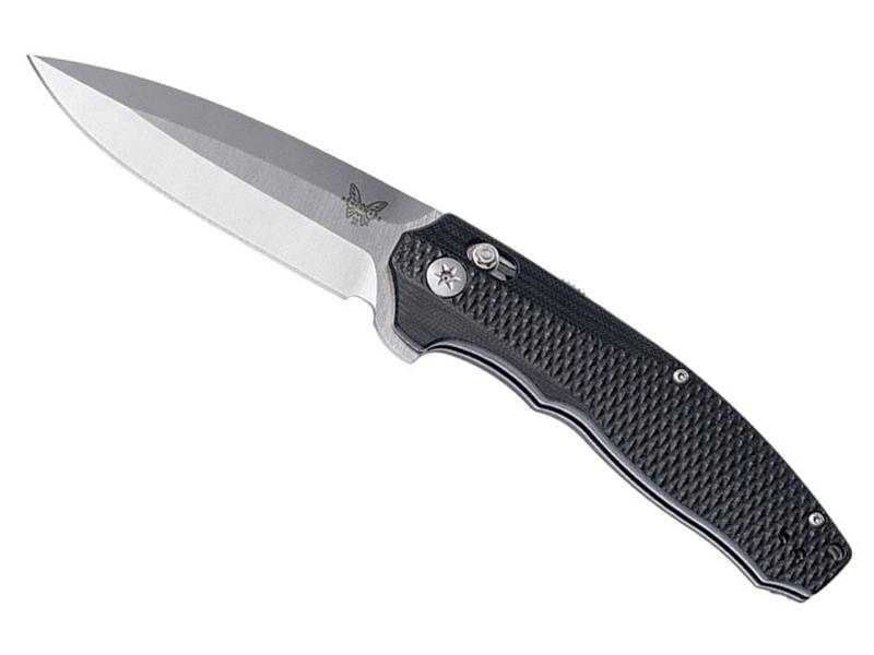 Benchmade Vector 3.6' AXIS Assisted Flipper Folding Knife, Black G10