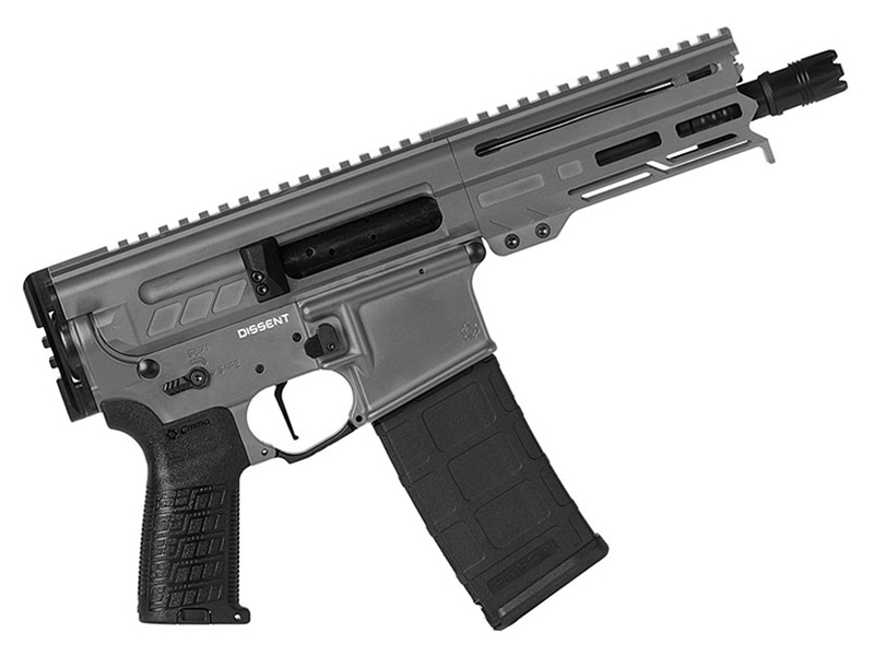 CMMG Dissent Mk4 300BLK 6.5' Pistol, Tungsten