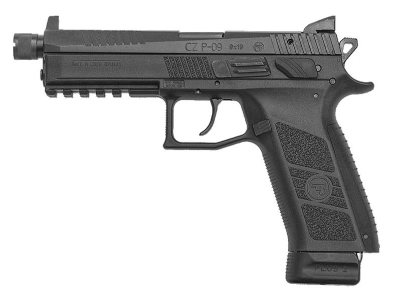 CZ P-09 Black 9mm - Suppressor Ready 91270