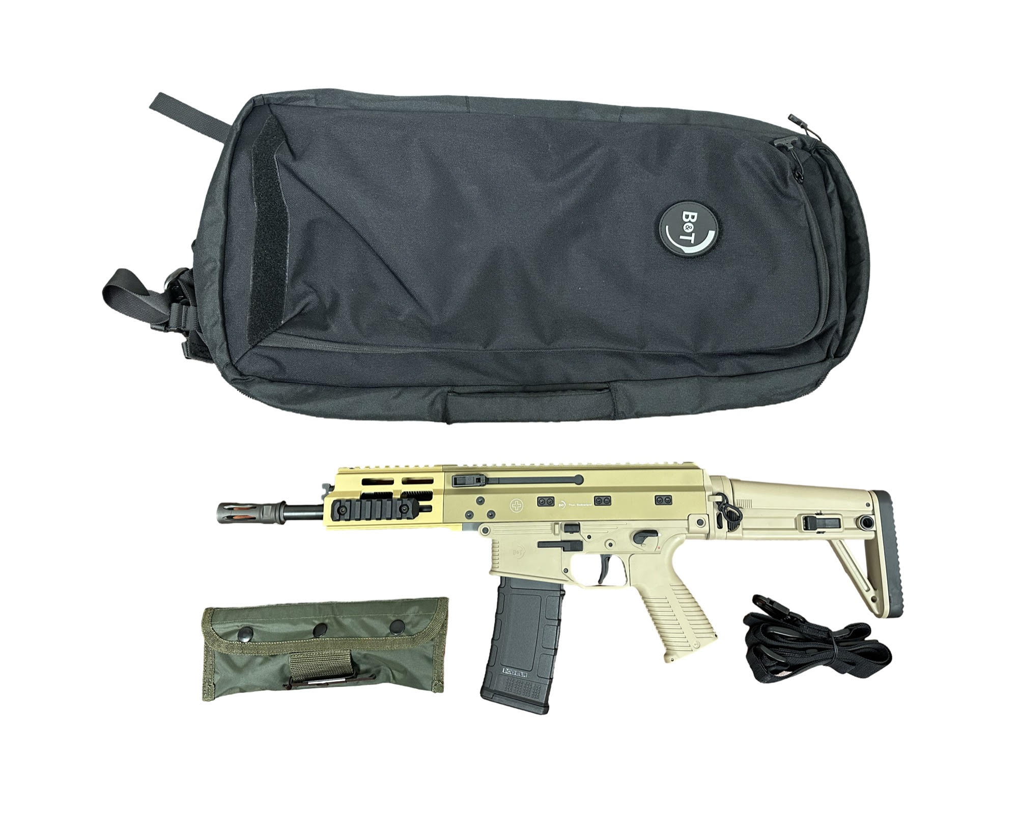 B&T APC300 PRO Coyote Tan SBR with Anodized Tan Receiver & ANO Handguard