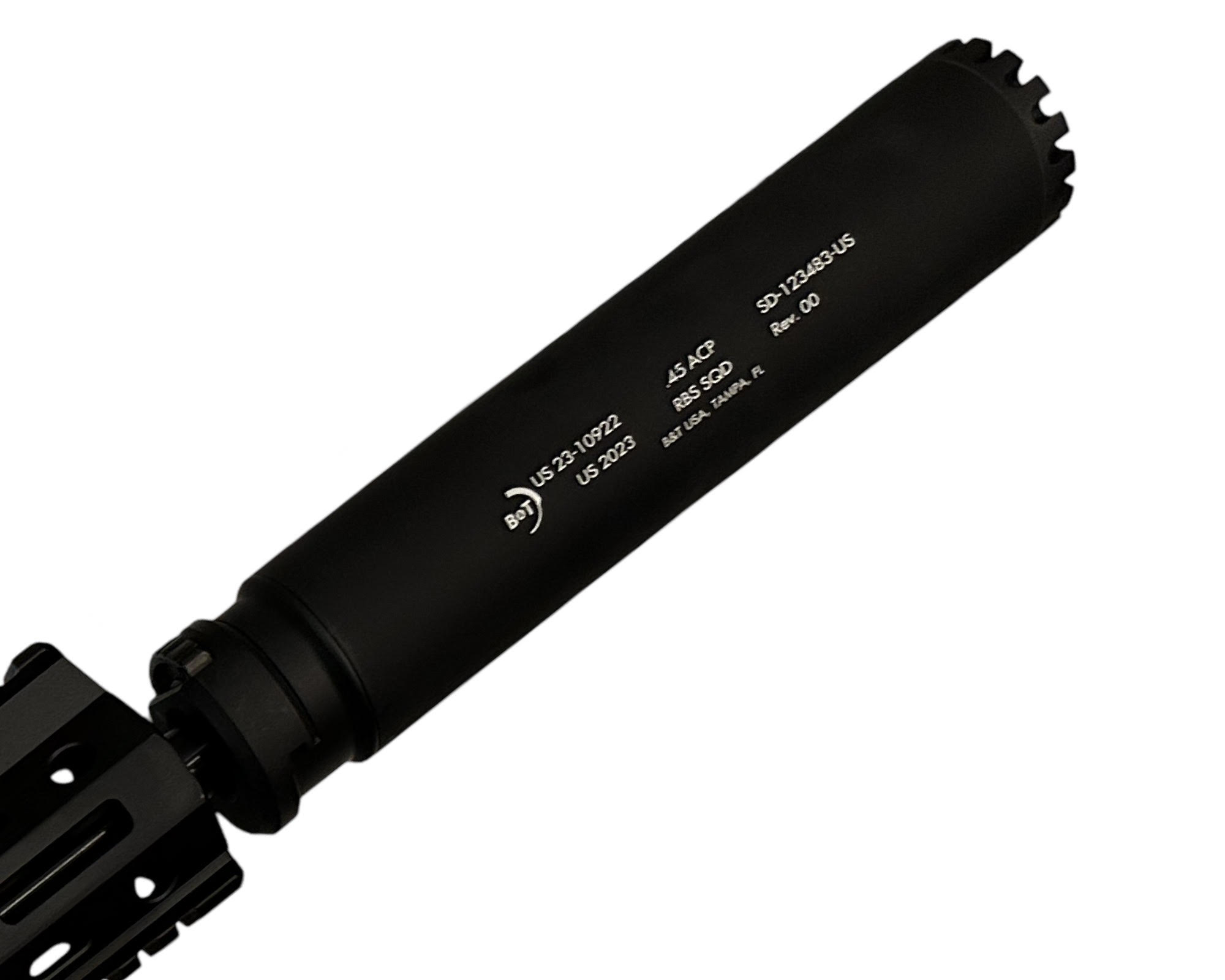 B&T SQD RBS 45 SUPPRESSOR SD-123483-US APC45 K