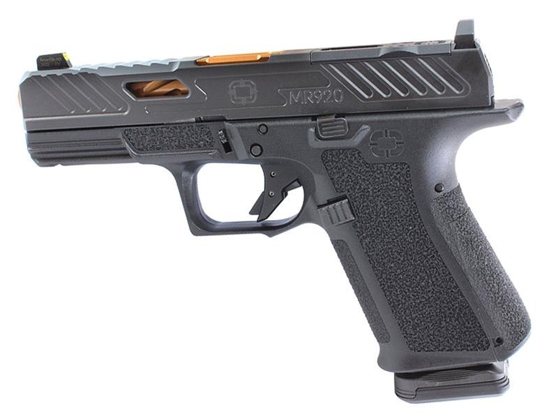 Shadow Systems MR920 Elite 9mm Pistol Black, Bronze Ti Barrel, Optic Ready