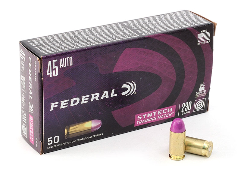 Federal Syntech Training Match .45ACP 230gr TSJFN 50rd