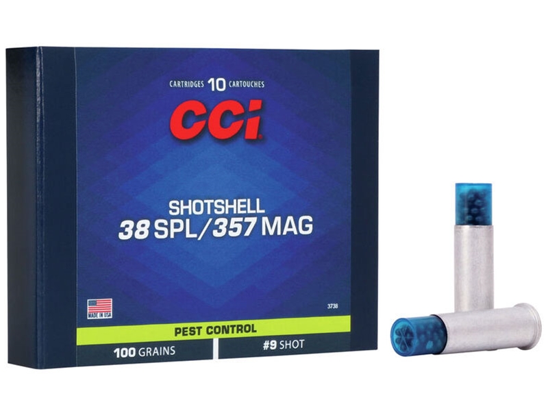 Federal CCI Shotshell .38Spl/.357Mag 100gr #9 Shot 10rd