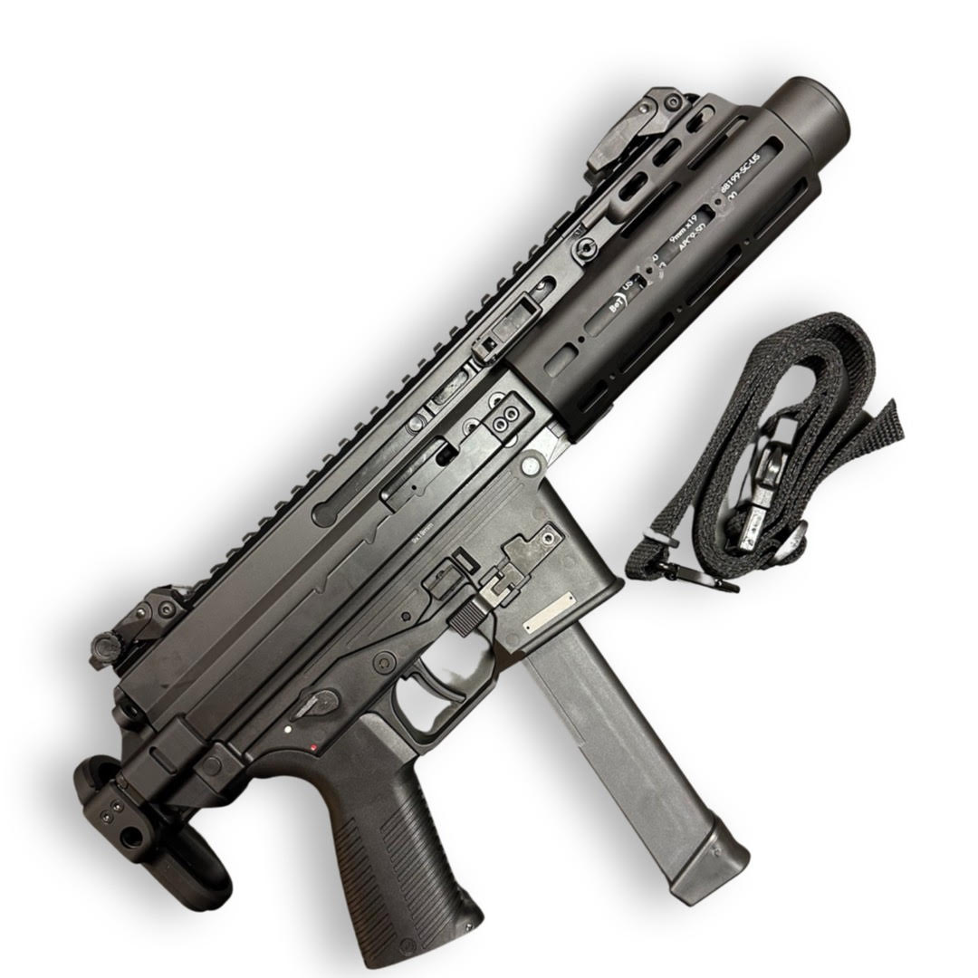 B&T APC9-SD G (Glock) SBR with Telescopic Stock & Subcompact SD Suppressor APC9SD