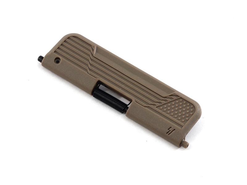 Strike Industries AR15 Enhanced Ultimate Dust Cover - Flag FDE