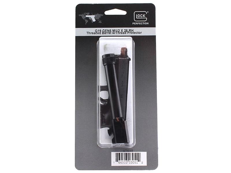 Glock OEM Threaded Barrel, 19 Gen5 1/2x28