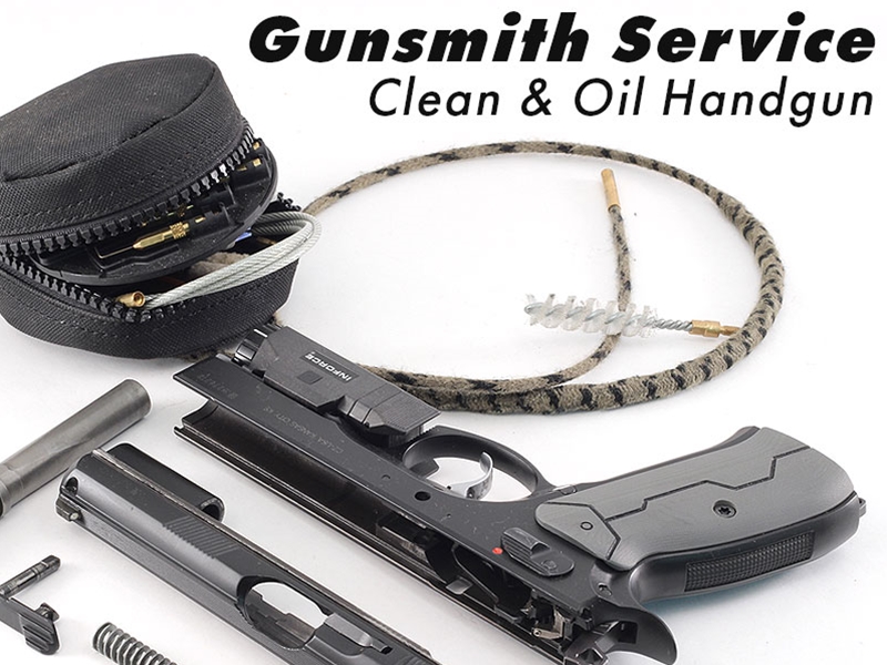 Gunsmith Service: Clean & Oil Handgun