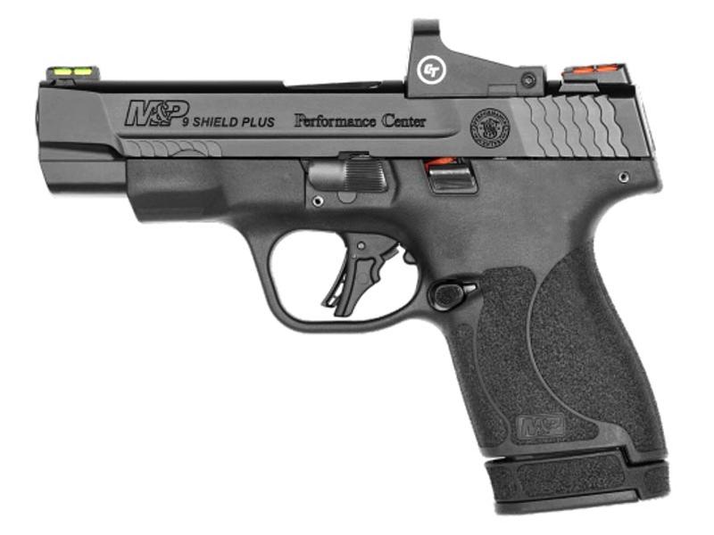 Smith & Wesson M&P9 Shield Plus PC 9mm 4' Pistol w/ Crimson Trace Reddot