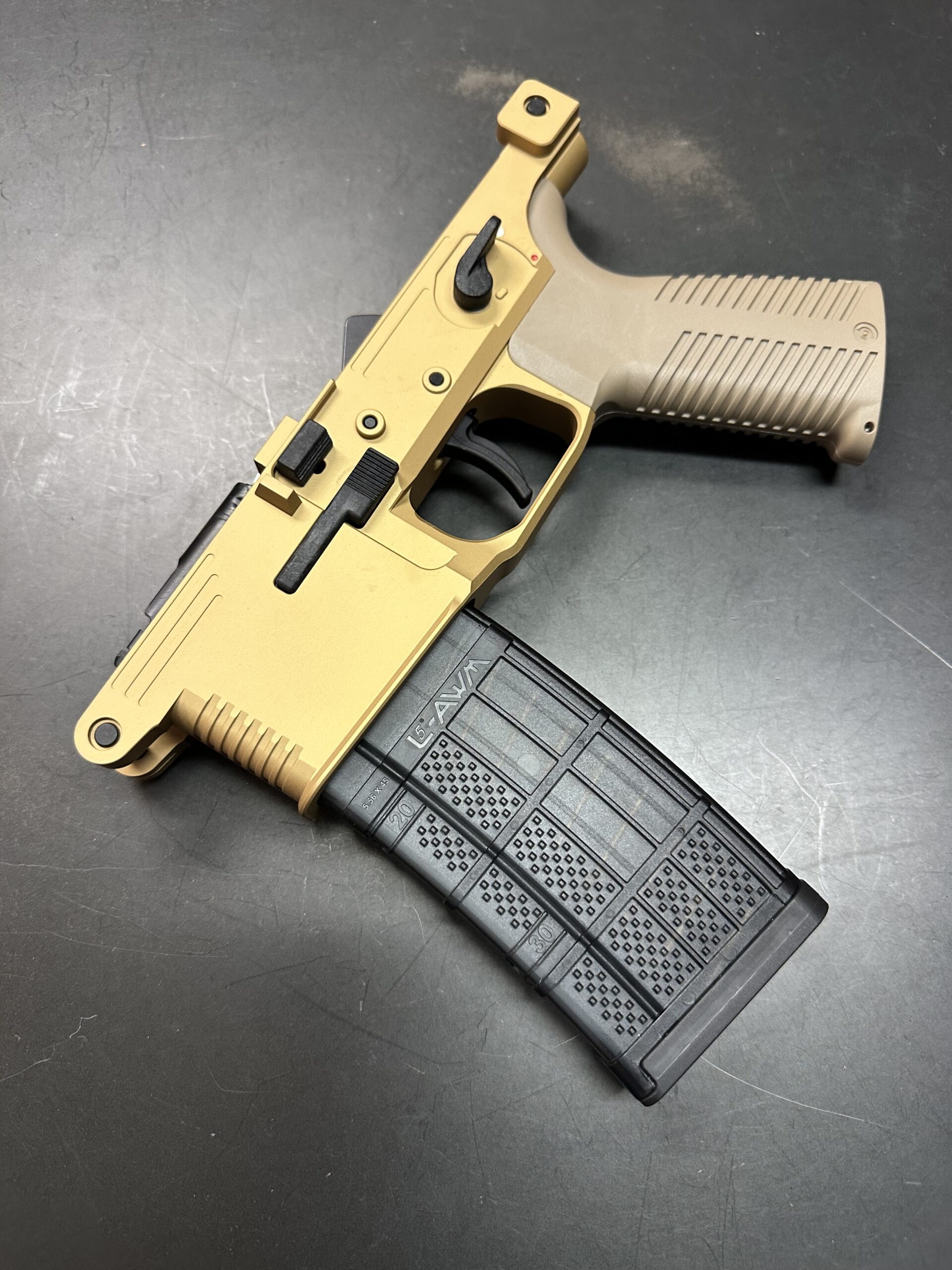 OEM B&T Swiss Billet Machined Aluminum Lower For: APC300 / APC223 ANO COYOTE TAN