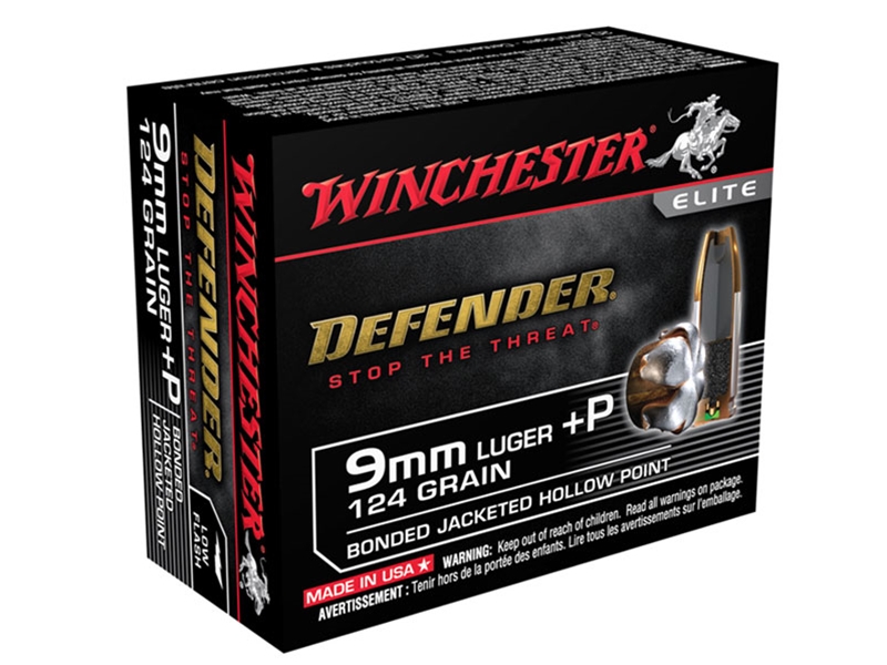 Winchester PDX1 Defender 9mm+P 124gr JHP 20rd