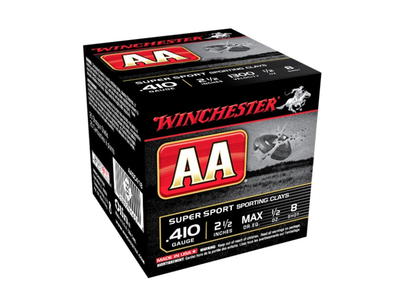 Winchester AA Super Sport 410GA 2.5' 8 Shot 1/2oz, 25rd