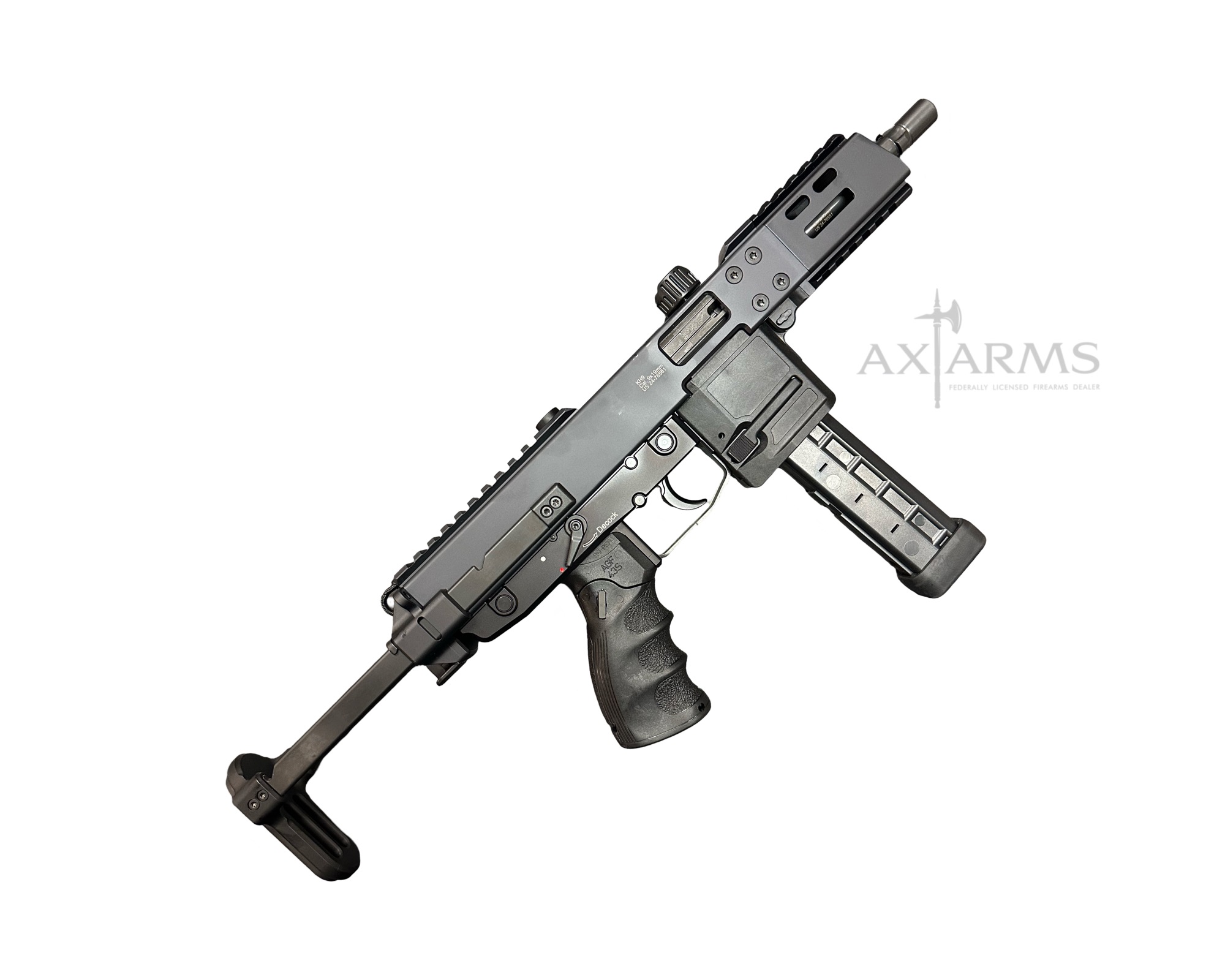 B&T KH9 COVERT Factory SBR Black – BT-440000-C-SBR-US