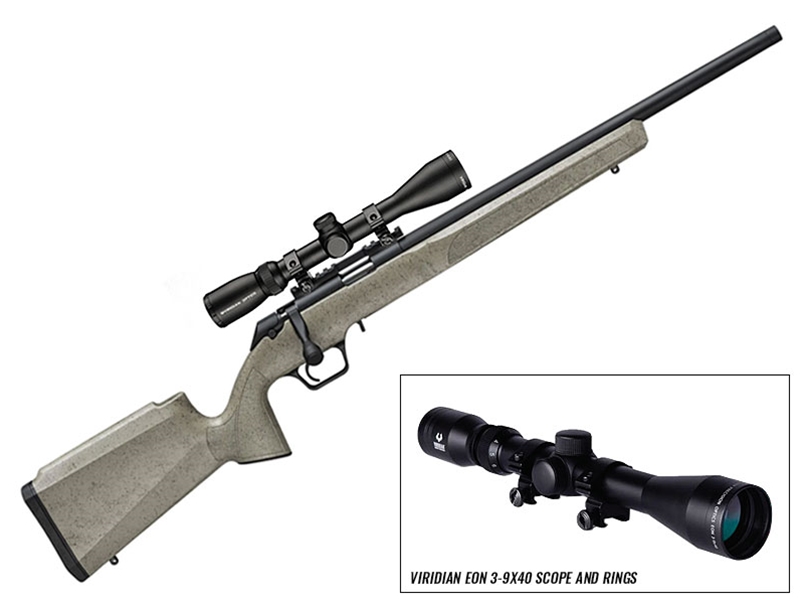 Springfield 2020 Rimfire Target .22LR 20' TB Rifle, Sage w/ Scope