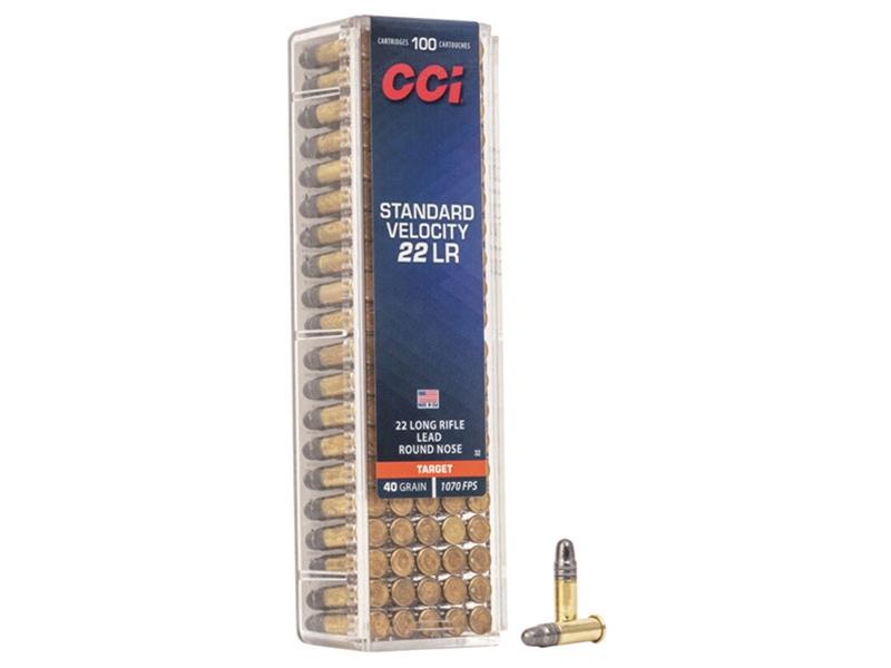 Federal CCI Standard Velocity 22LR 40gr Lead Round Nose 100rd