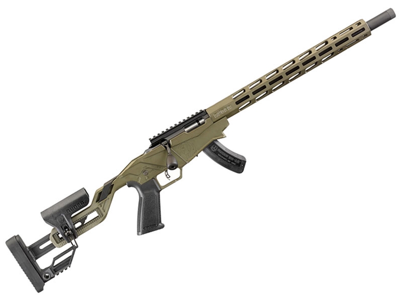 Ruger Precision Rimfire Rifle .22LR 18' 15rd, OD Green