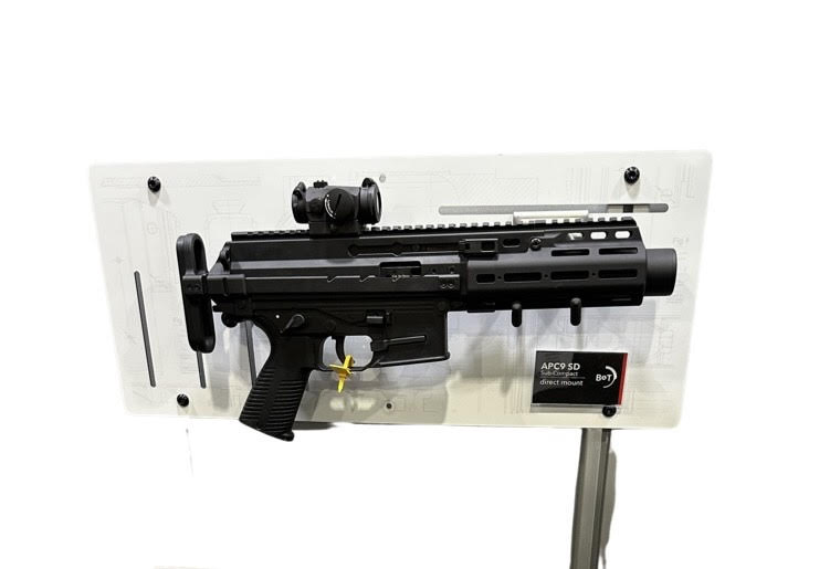 APC9SD Compact Pistol- with Subcompact Suppressor (*Stock sold separately) APC9SD
