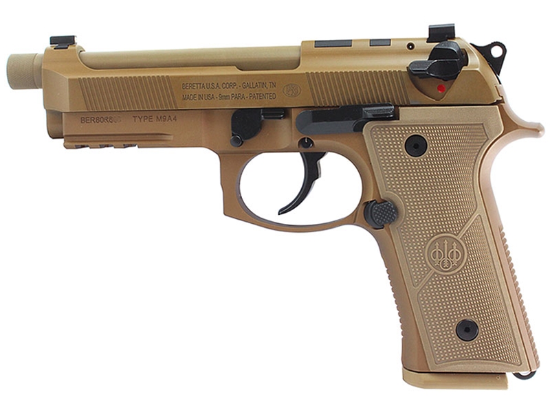 Beretta M9A4 RDO Centurion Decocker Only 9mm FDE Pistol 18rd TB