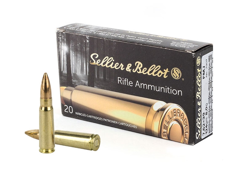 Sellier and Bellot 7.62x39mm 124gr FMJ 20rd
