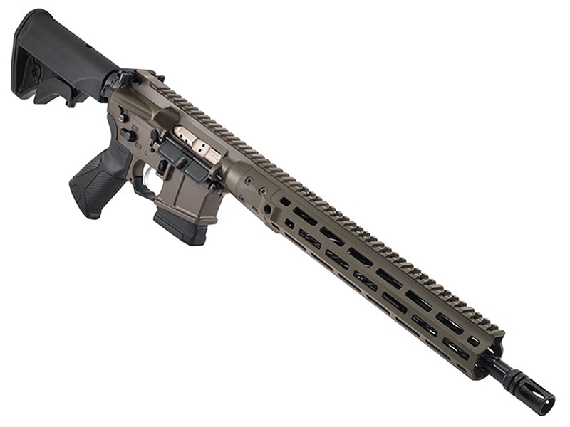 LWRC IC-DI MLOK Target Rail 5.56mm 16' Rifle, Patriot Brown - Factory CA