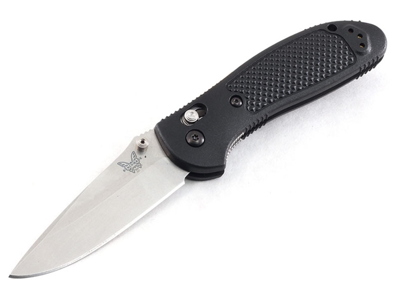 Benchmade Griptilian Drop Point 3.45' Knife, Black Grivory