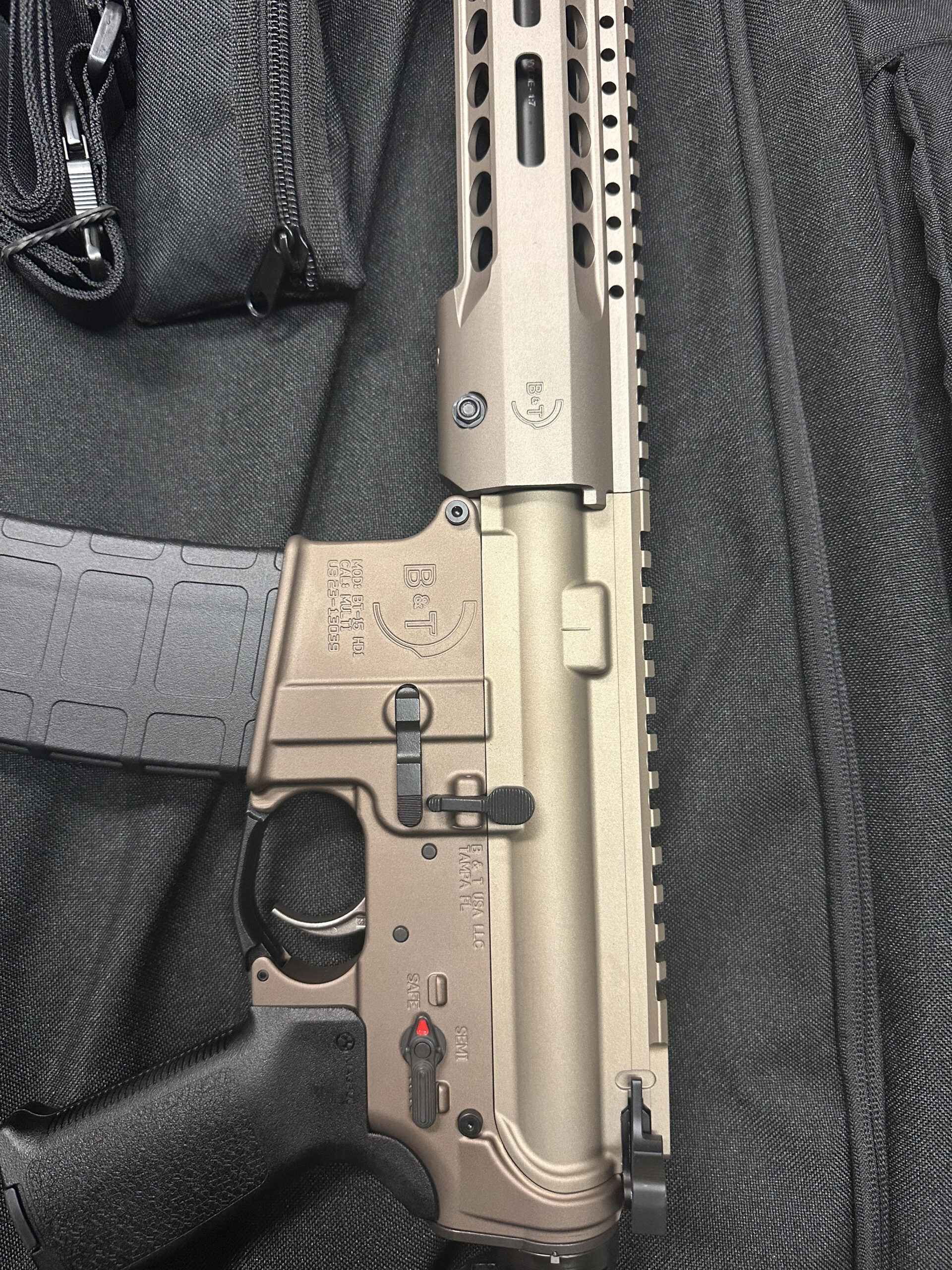 B&T / HODGE DEFENSE BT-15 5.56 MOD 1, 11.5” SBR In Anodized Coyote Tan (RARE Only 10 contract overruns manufactured)